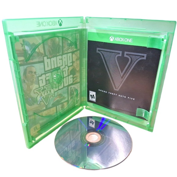 RockStar Games Grand Theft Auto V 5 Xbox One Game Complete Disc Case Manual - Picture 5 of 5
